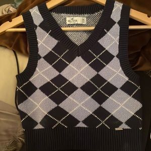Navy vest HOLLISTER